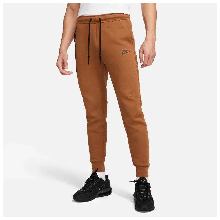 Спортивные брюки-джоггеры с длинным рукавом Nike Tech Fleece Jogger FB8002-281, Коричневый