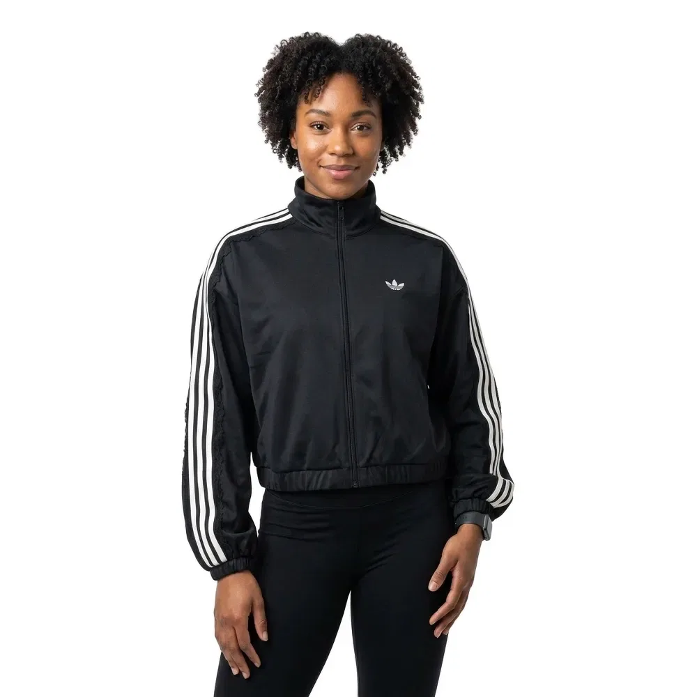Женский оверсайз свитшот с кружевной вставкой Lace Oversized Archive Adidas Originals, Black