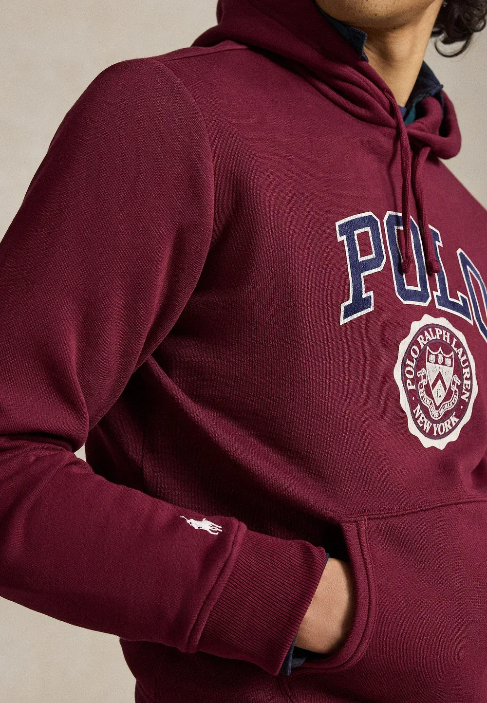 Толстовка с капюшоном Polo Ralph Lauren, Classic Wine — фото 4