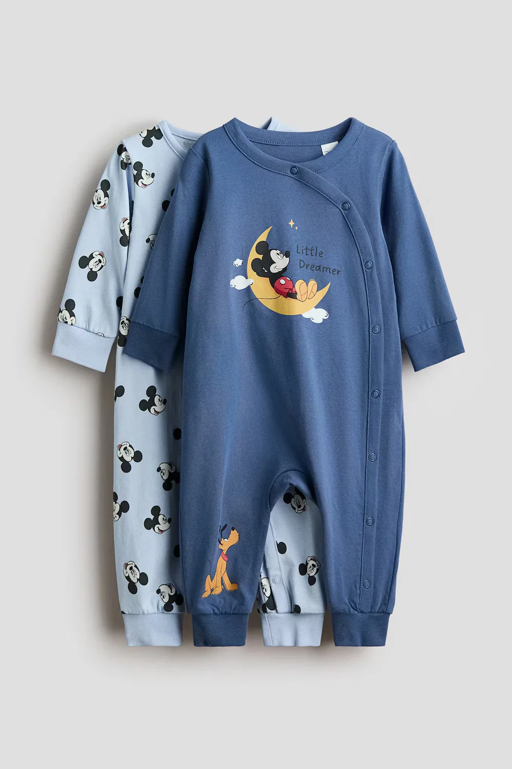 Комплект из 2 хлопковых пижам с принтом H&M, Blau/Micky Maus