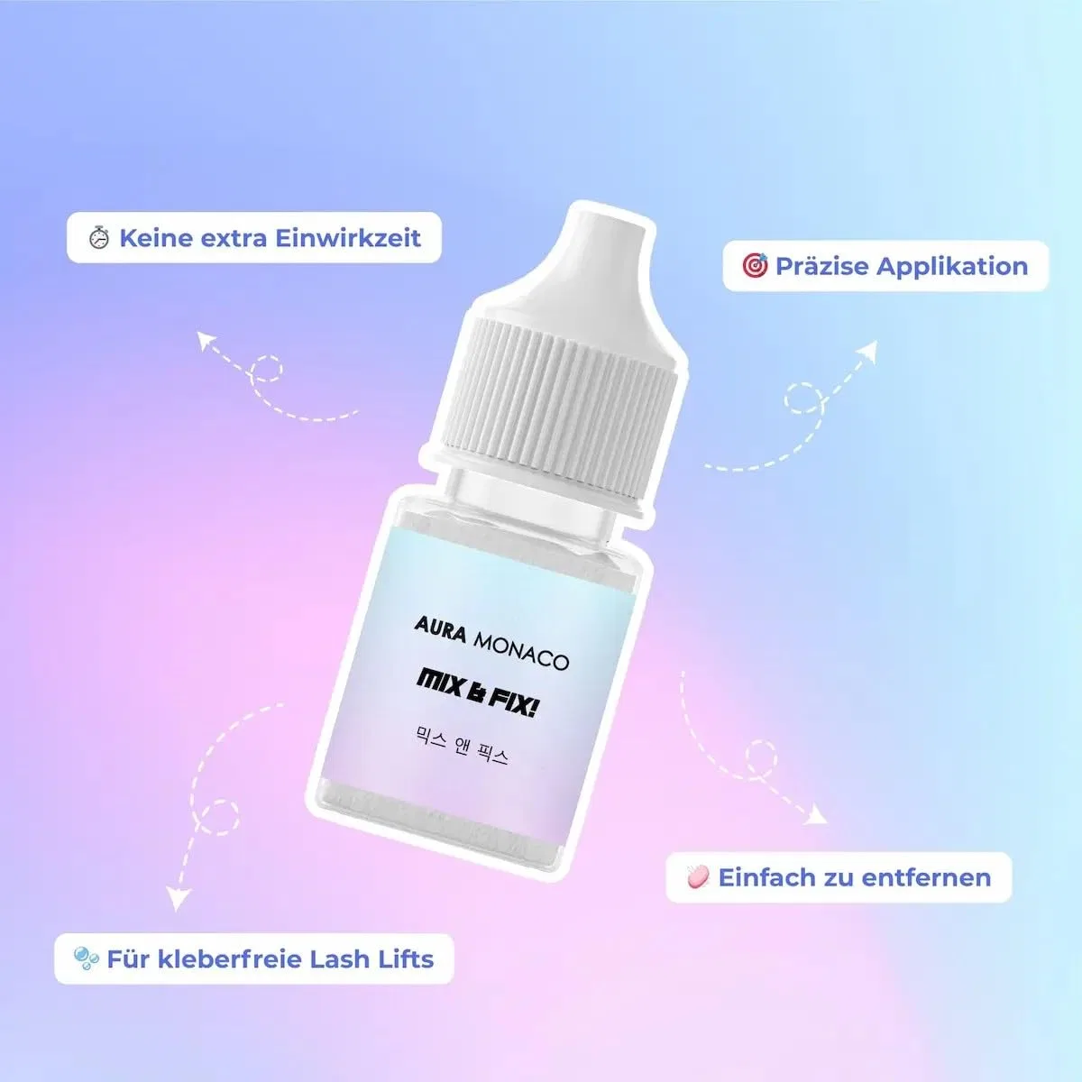 Набор для ламинирования ресниц Korean Lash Lift Kit Beamlight Lashes, 3 лосьона по 10 мл, пудра, подушечки, инструменты, Black — фото 4