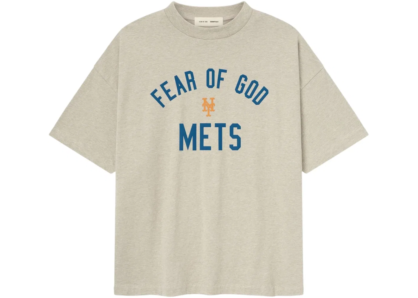 Мужская футболка с принтом Tee Fear of God, Heather Stone