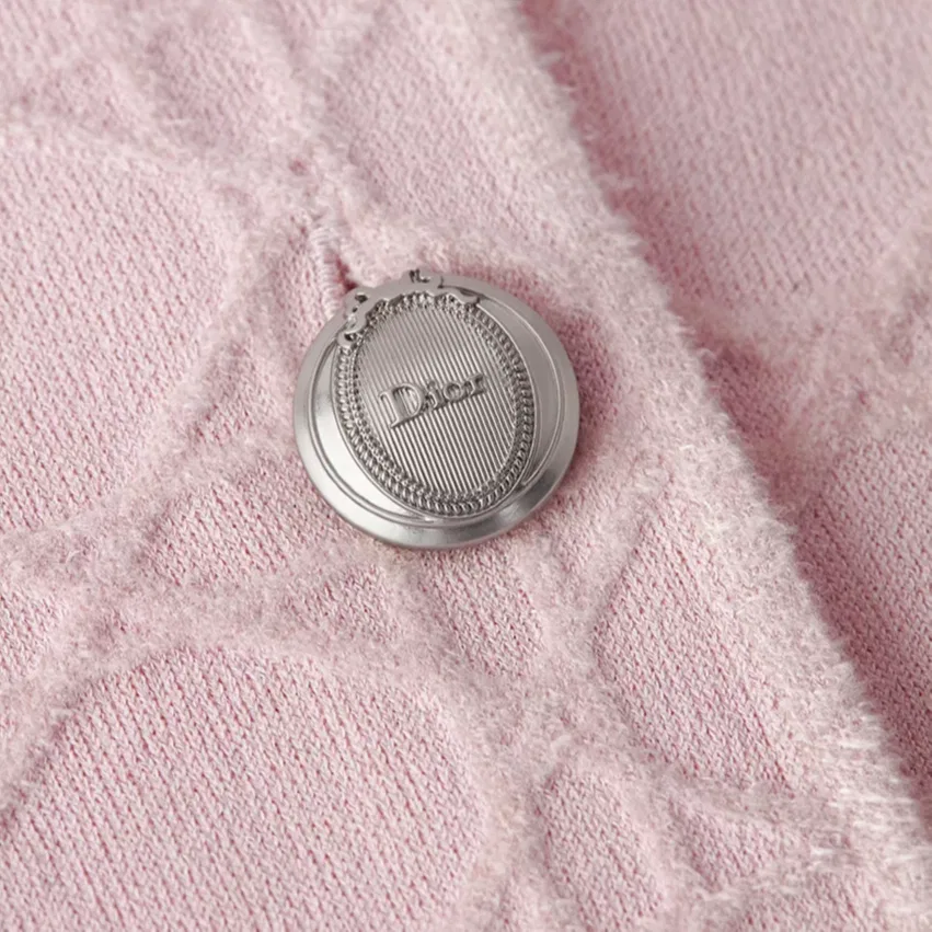 Женская куртка с лацканами прямого кроя Pink DIOR, Pink — фото 4