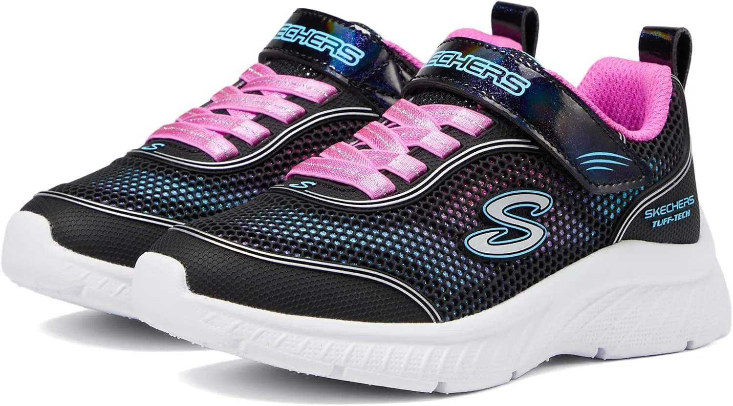 Детские кроссовки для девочек Microspec School Sweets Skechers, Black/Multi