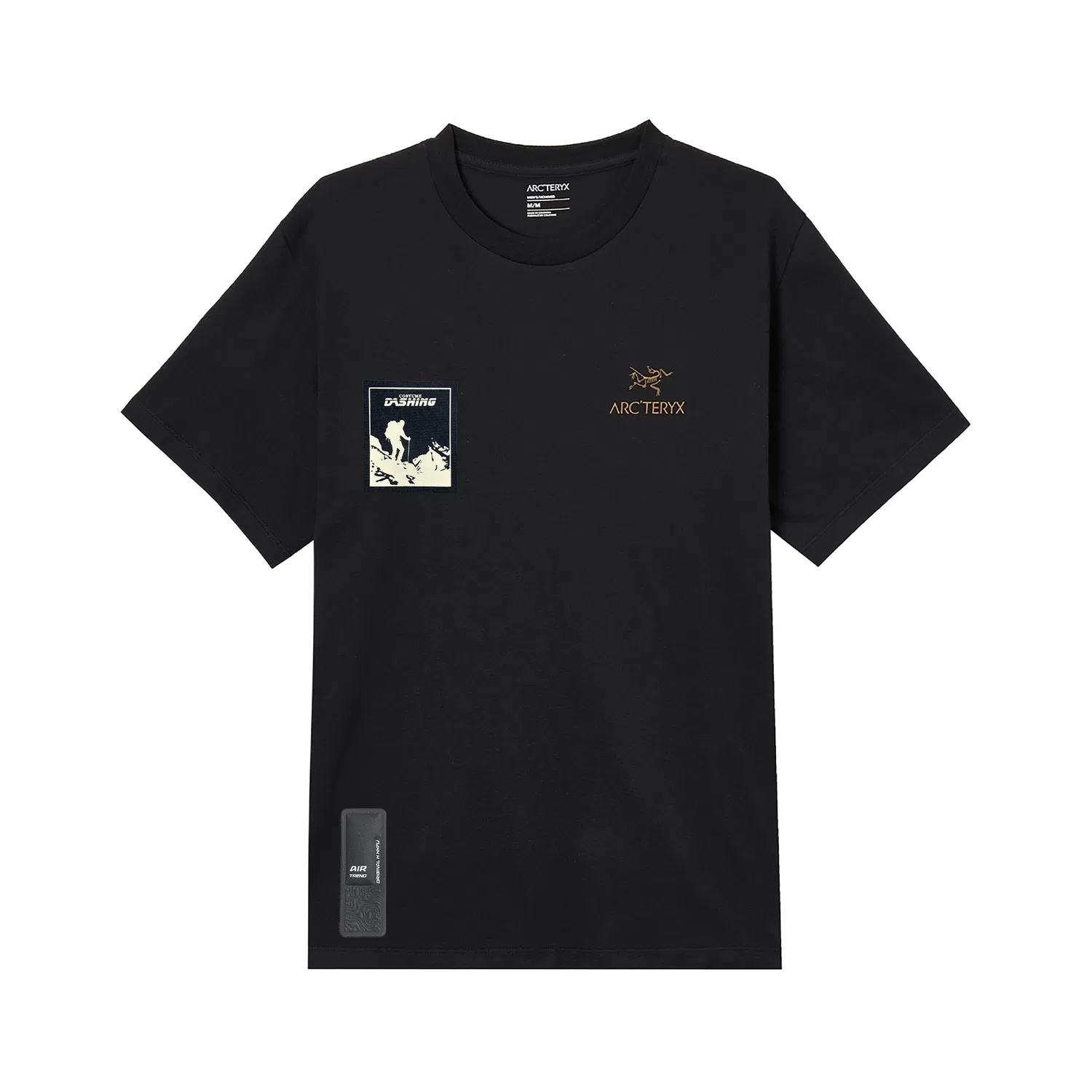 Футболка утолщенная с круглым вырезом, унисекс, Arcteryx, Ivory White — фото 3