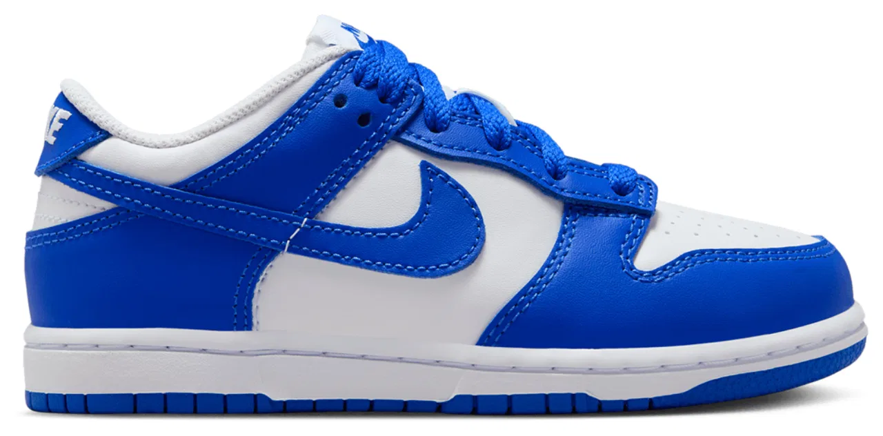 Кроссовки для мальчиков Dunk Low Nike, цвет Hyper Blue/White