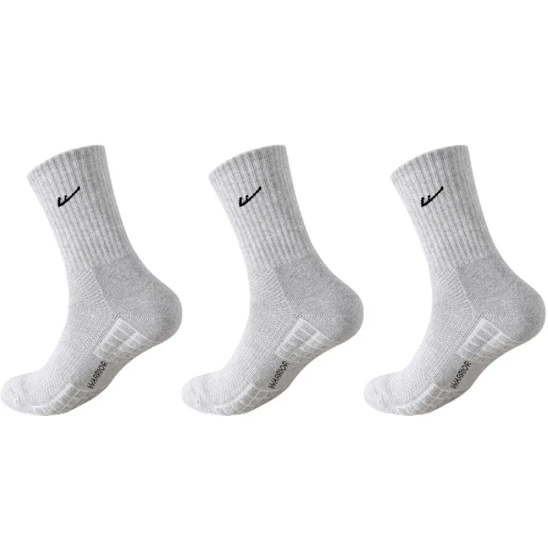 Детские носки с длинным голенищем, комплект из 3 пар, Gray 3 Pack, WARRIOR