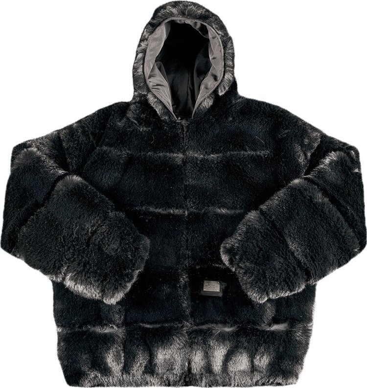 

Куртка Supreme x WTAPS Faux Fur Hooded Jacket 'Black', черный