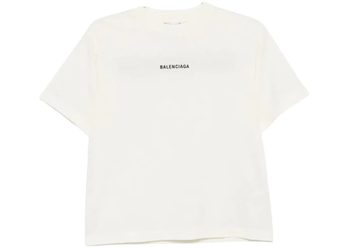 Женская футболка свободного кроя Balenciaga T-shirt, Cream