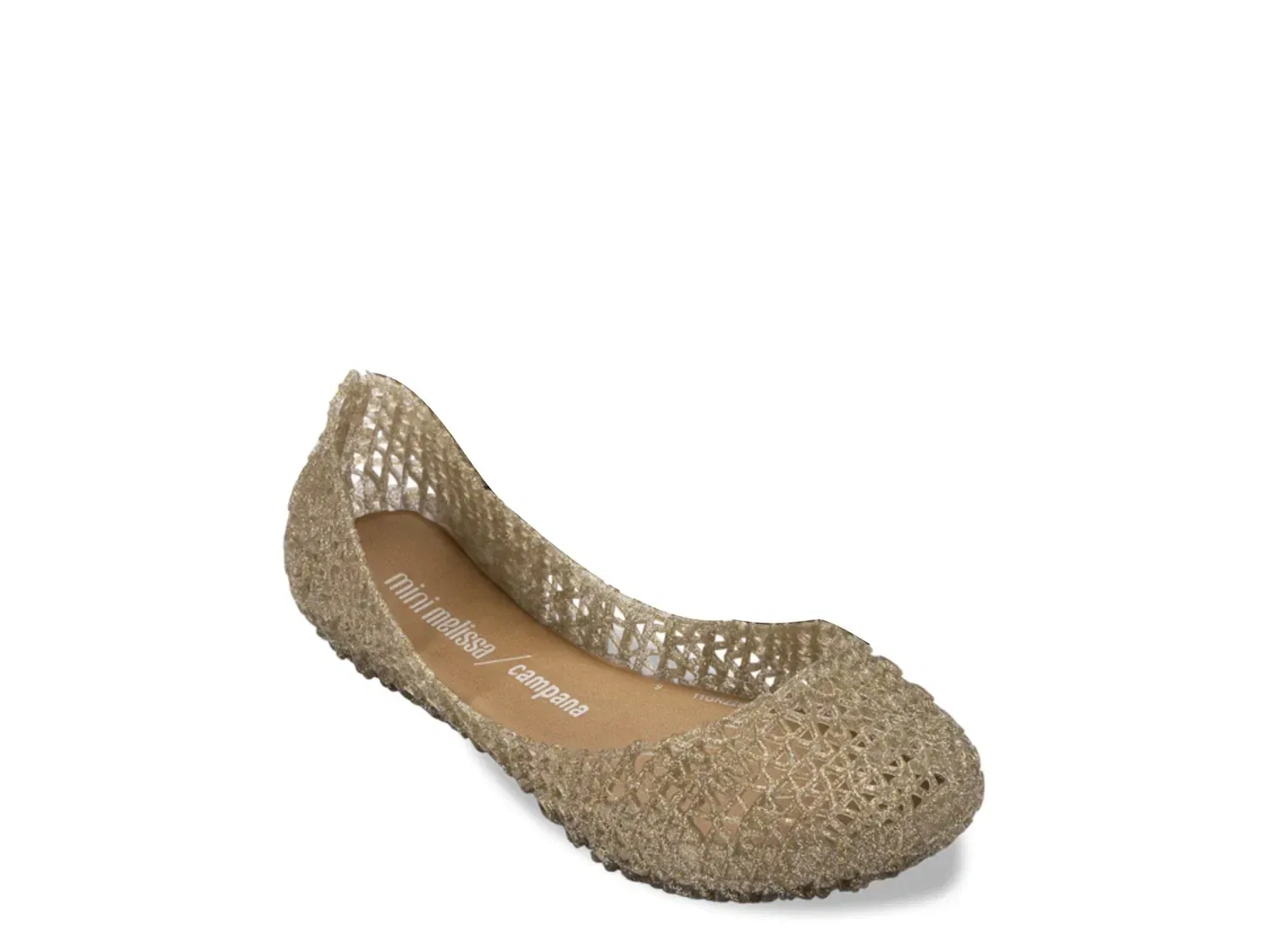 Балетки Melissa Papel jelly, золотистый/бежевый/бронзовый
