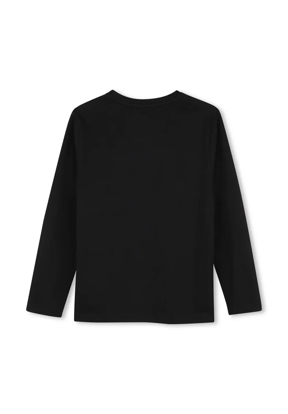 Футболка с длинным рукавом для детей и подростков - топ с длинным рукавом Boss Kidswear, Black — фото 2