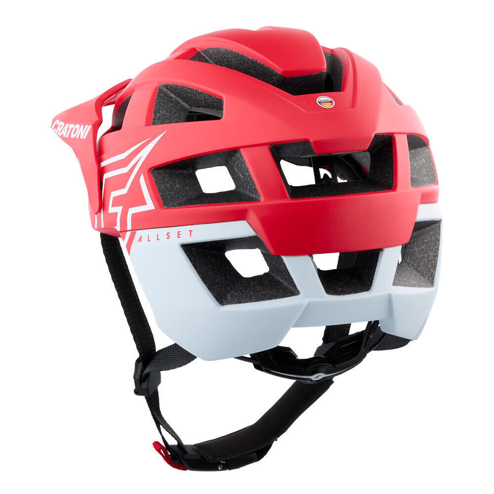 

Шлем CRATONI MTB AllSet Pro красный/белый матовый, красный