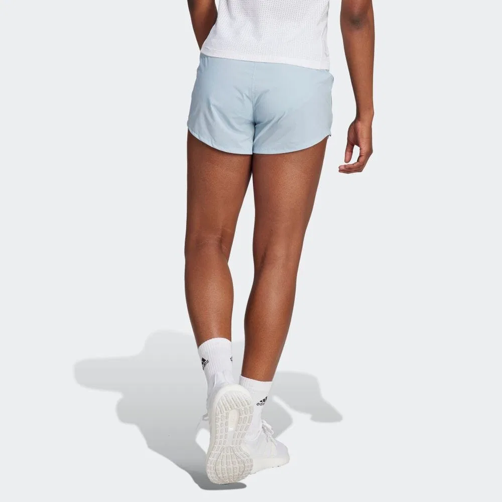 Женские спортивные шорты с принтом Adidas, Miracle Blue — фото 4