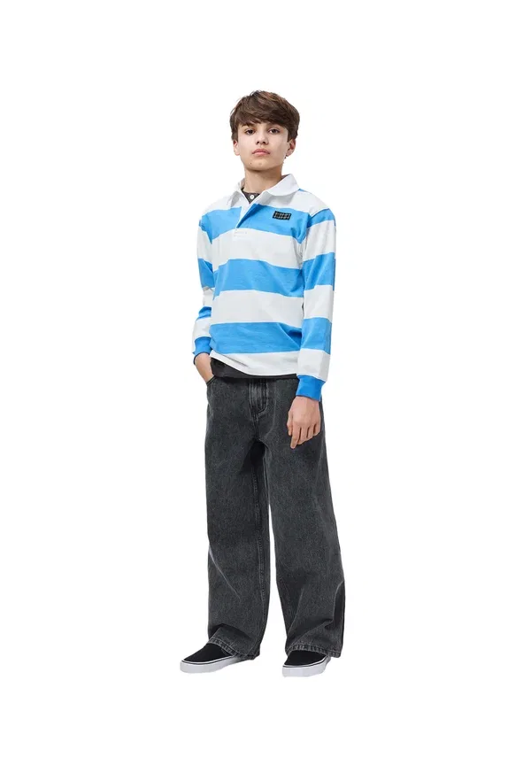 Футболка с поло из джерси Molo blue/white, белый