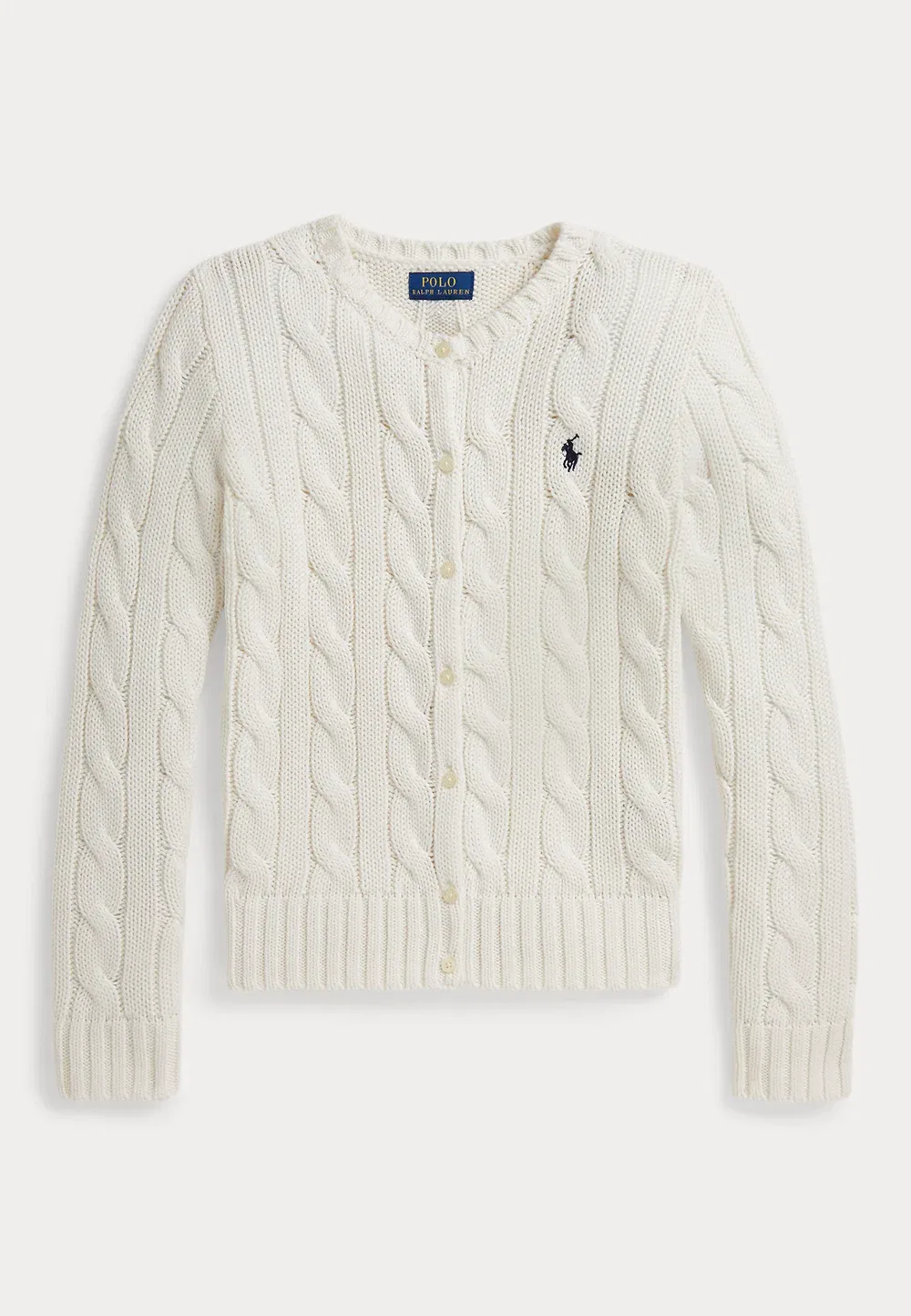 Хлопковый кардиган крупной вязки, размер 7-14 лет Polo Ralph Lauren, Nevis