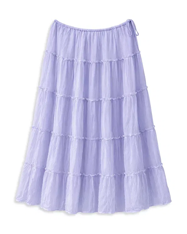 Детская юбка для девочек с завязкой на поясе Carly Maxi Skirt KatieJ NYC, Lavender