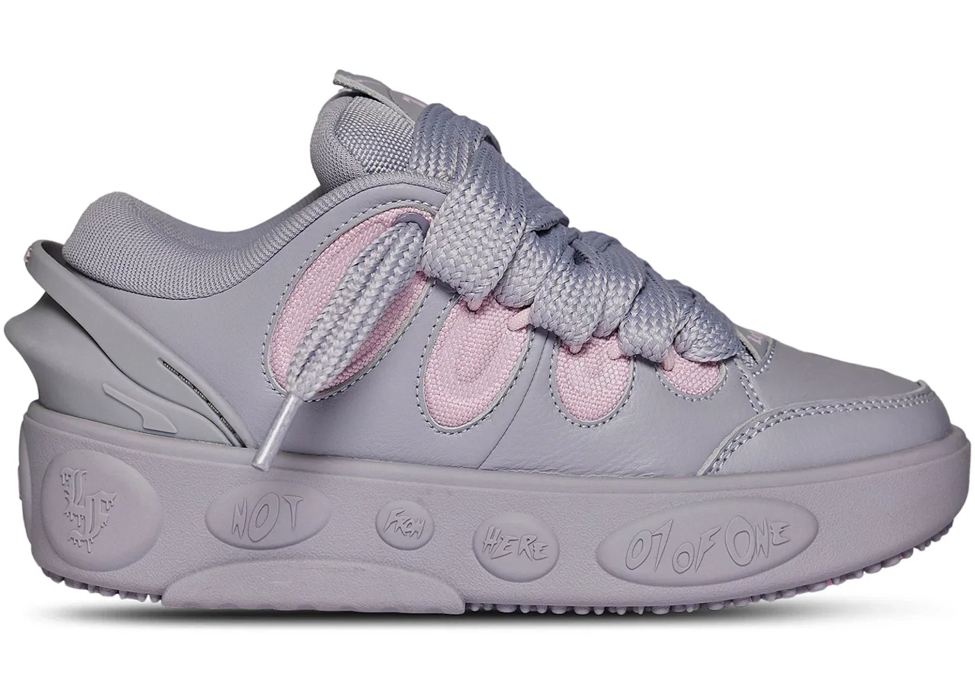 Детские кроссовки Lifestyle с принтом Puma LaMelo Ball LaFrancé, Vibrant Silver/Pearl Pink