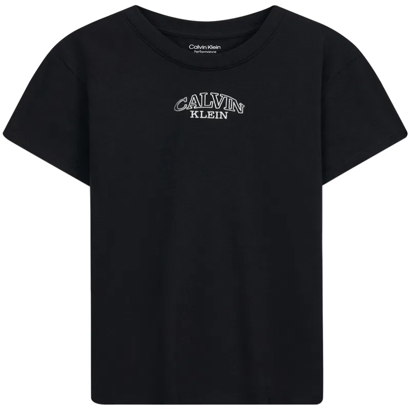 Женская футболка с круглым вырезом Calvin Klein, Space Black