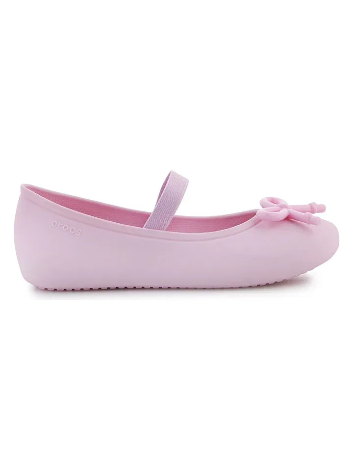 Балетки Brooklyn Crocs, розовый — фото 4