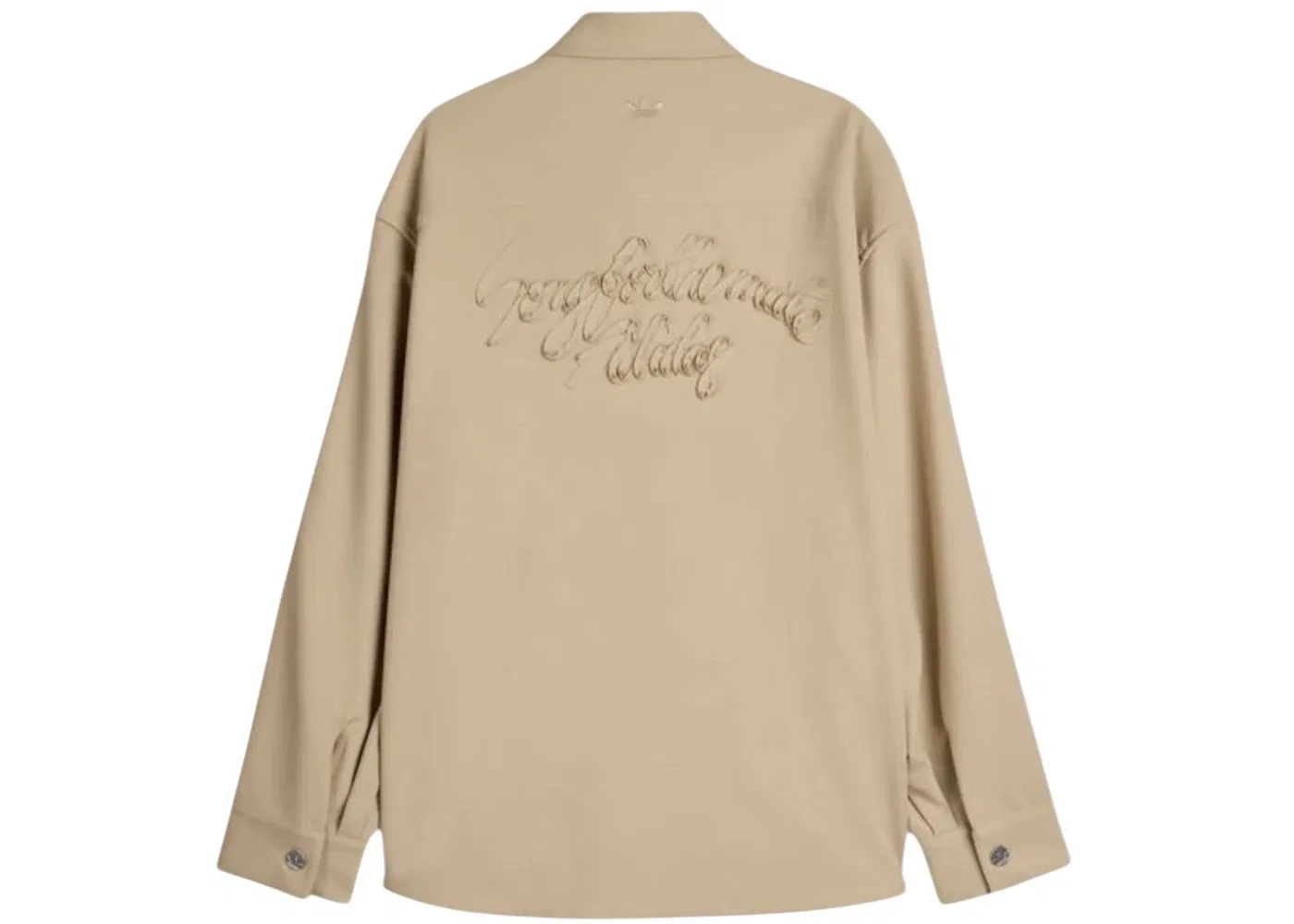 Унисекс рубашка с принтом Adidas x Song for the Mute, цвет Stone Khaki — фото 2