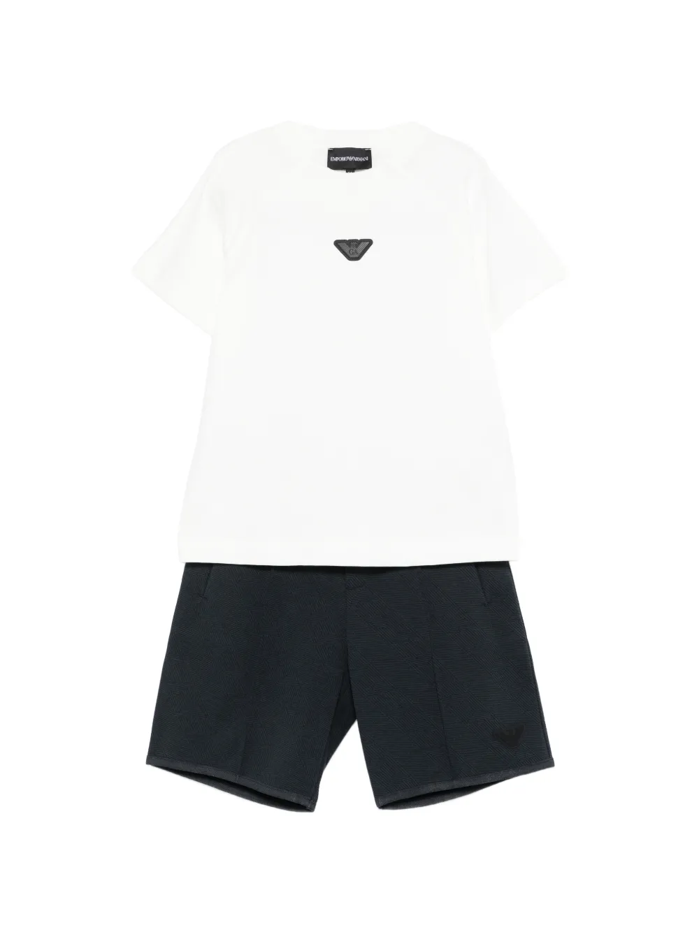

Спортивный костюм с логотипом Emporio Armani Kids, белый