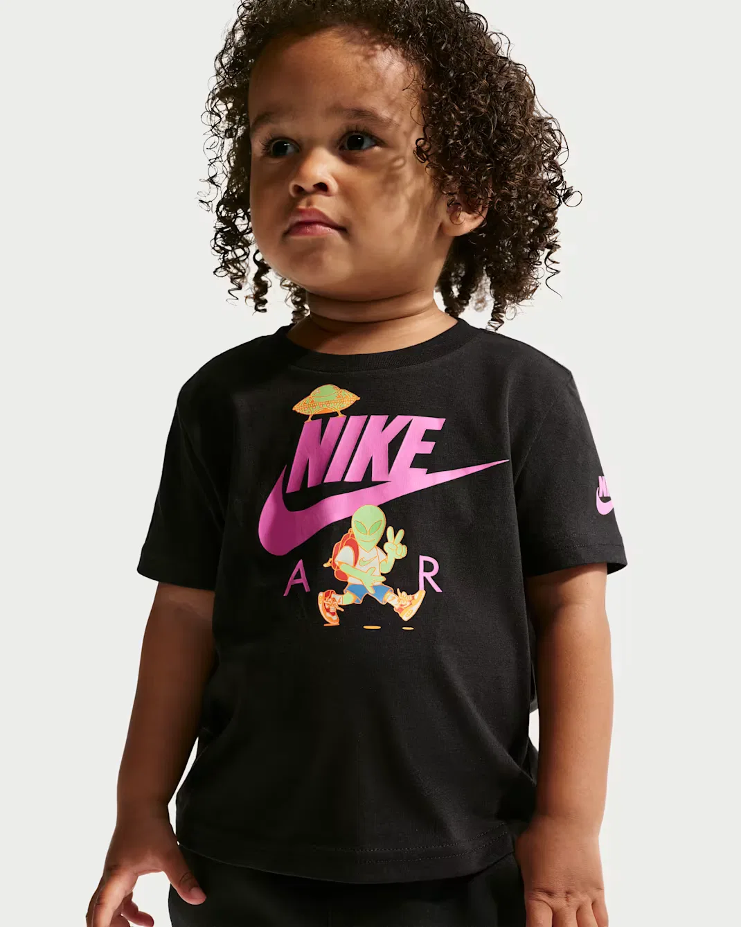 Детская футболка с инопланетянином Nike, Black