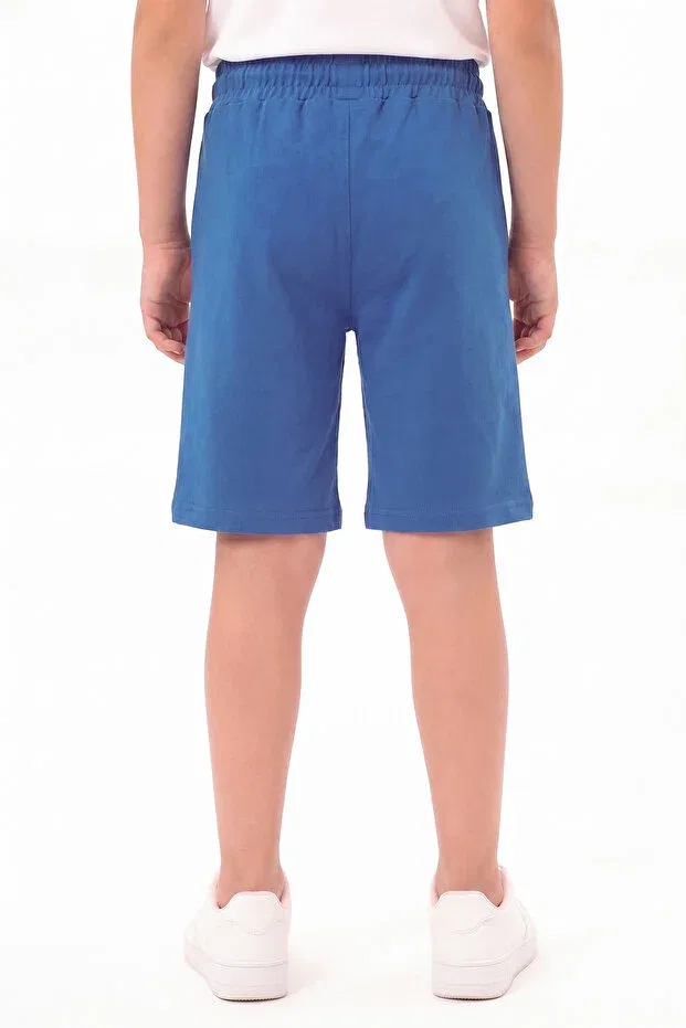 Детские шорты для мальчиков с принтом New York Print Fyk Kids, Blue — фото 4