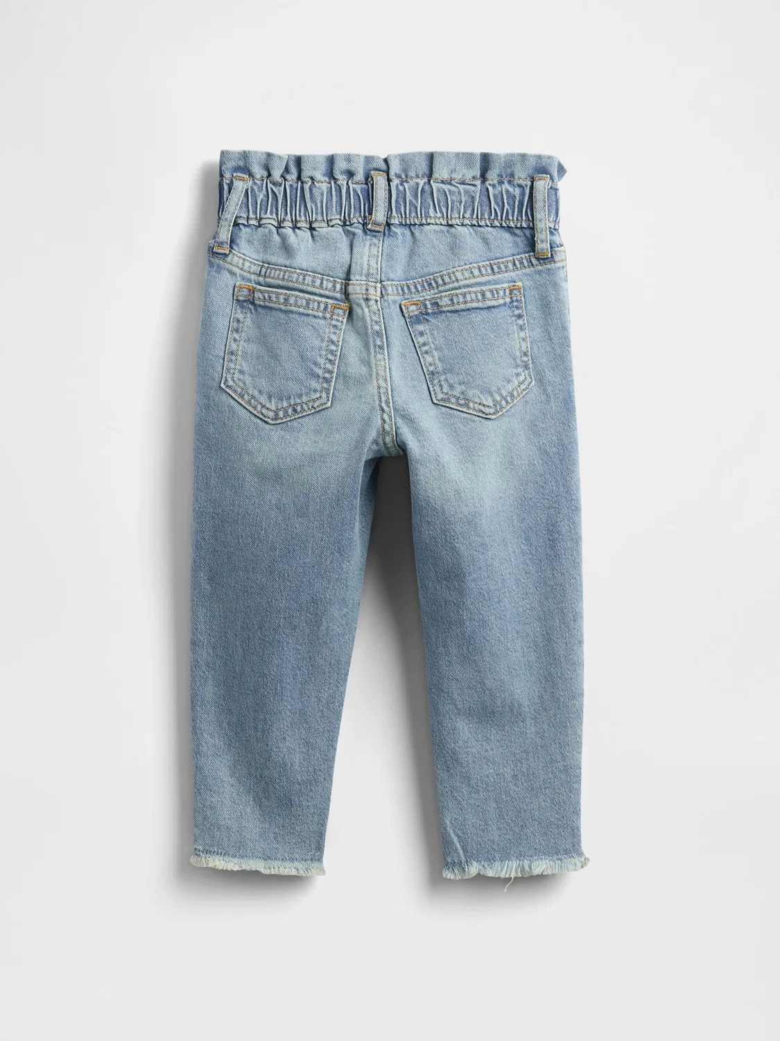 Джинсы для мальчиков, stretch, Mom Jeans Gap, синие — фото 2