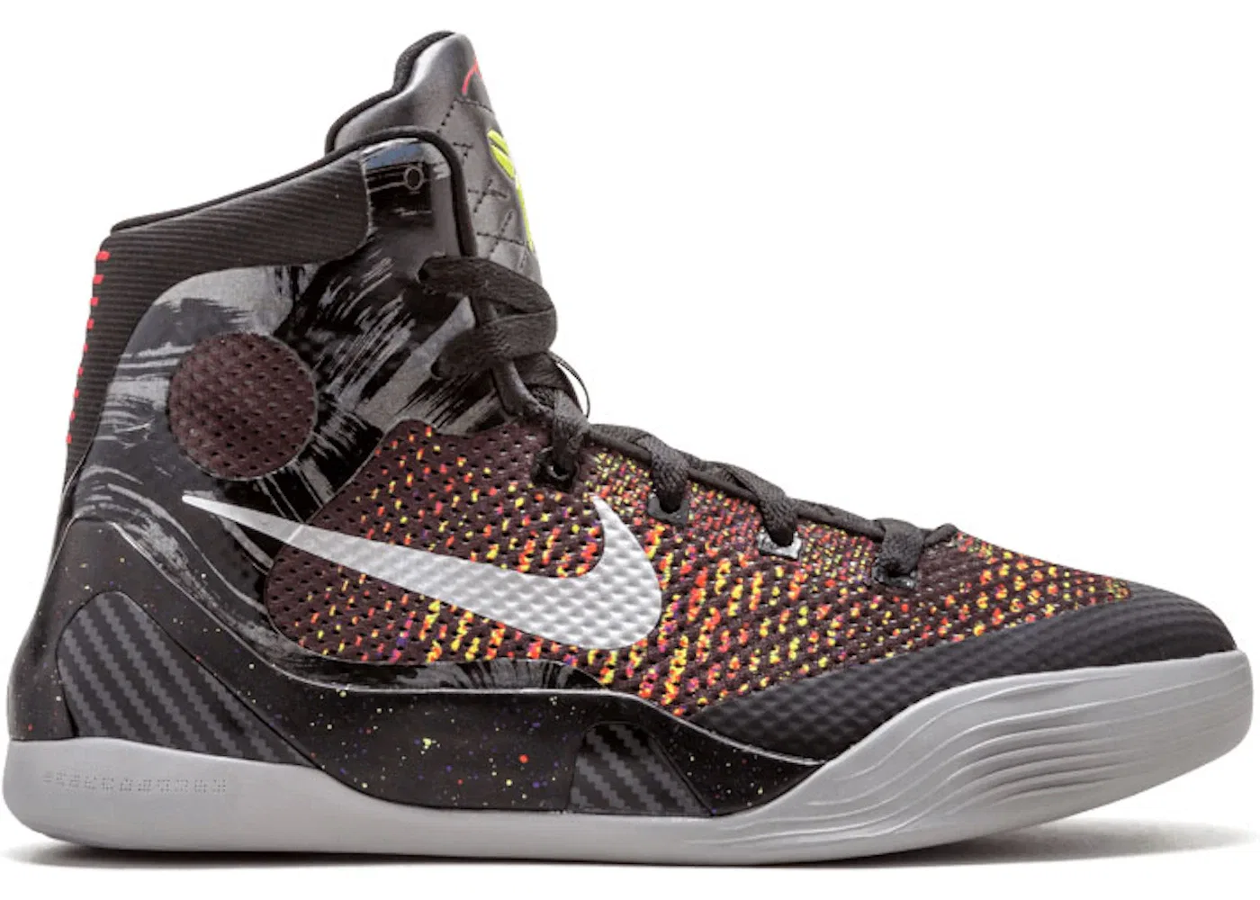 Детские кроссовки для баскетбола с высоким берцем Nike Kobe 9 Elite, Black/White