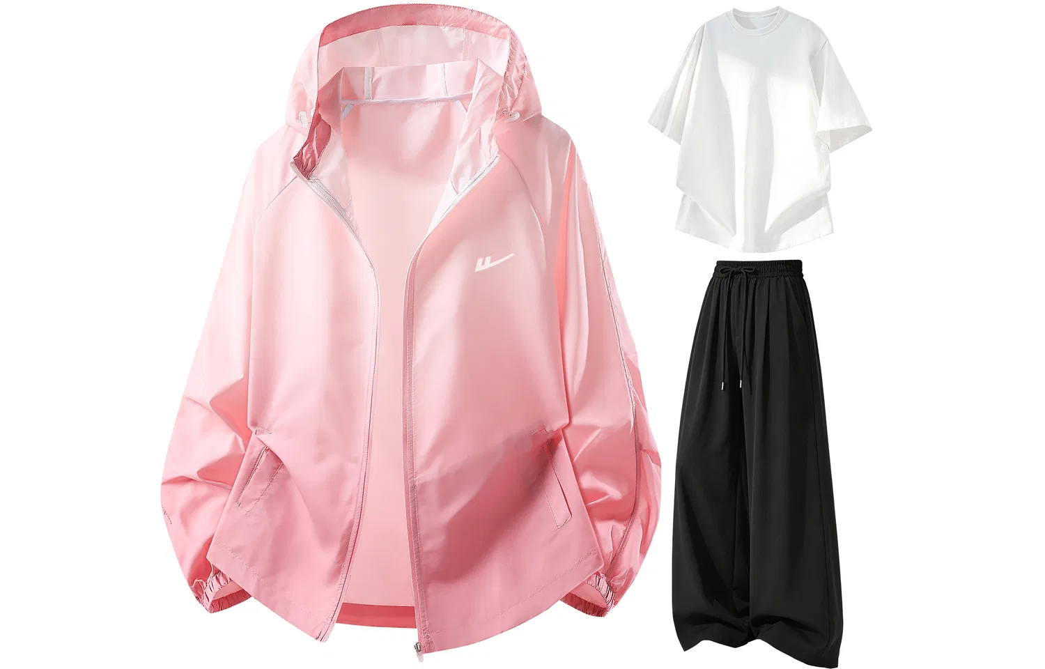 Детский спортивный комплект Peach Pink White Black WARRIOR