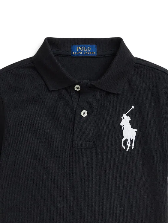 Поло regular fit Polo Ralph Lauren, черный — фото 3