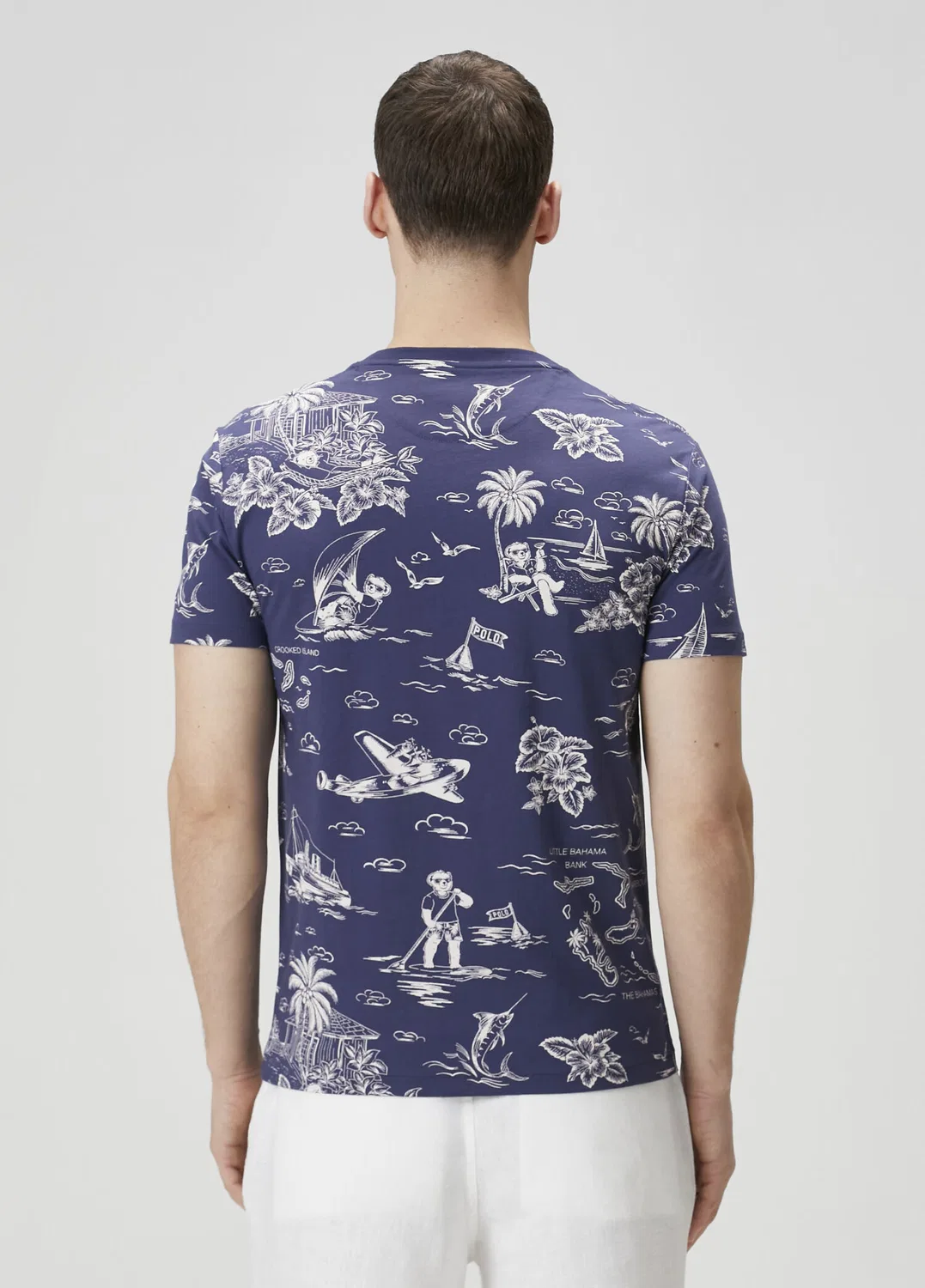 Футболка Polo Ralph Lauren, синяя — фото 4
