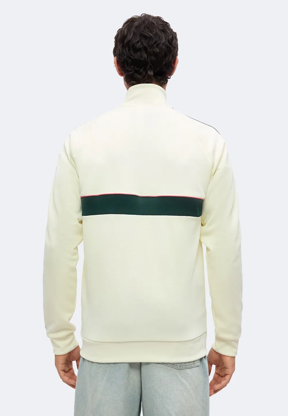Спортивная куртка "Реал Мадрид" - клубная одежда Adidas Originals, Ivory — фото 3