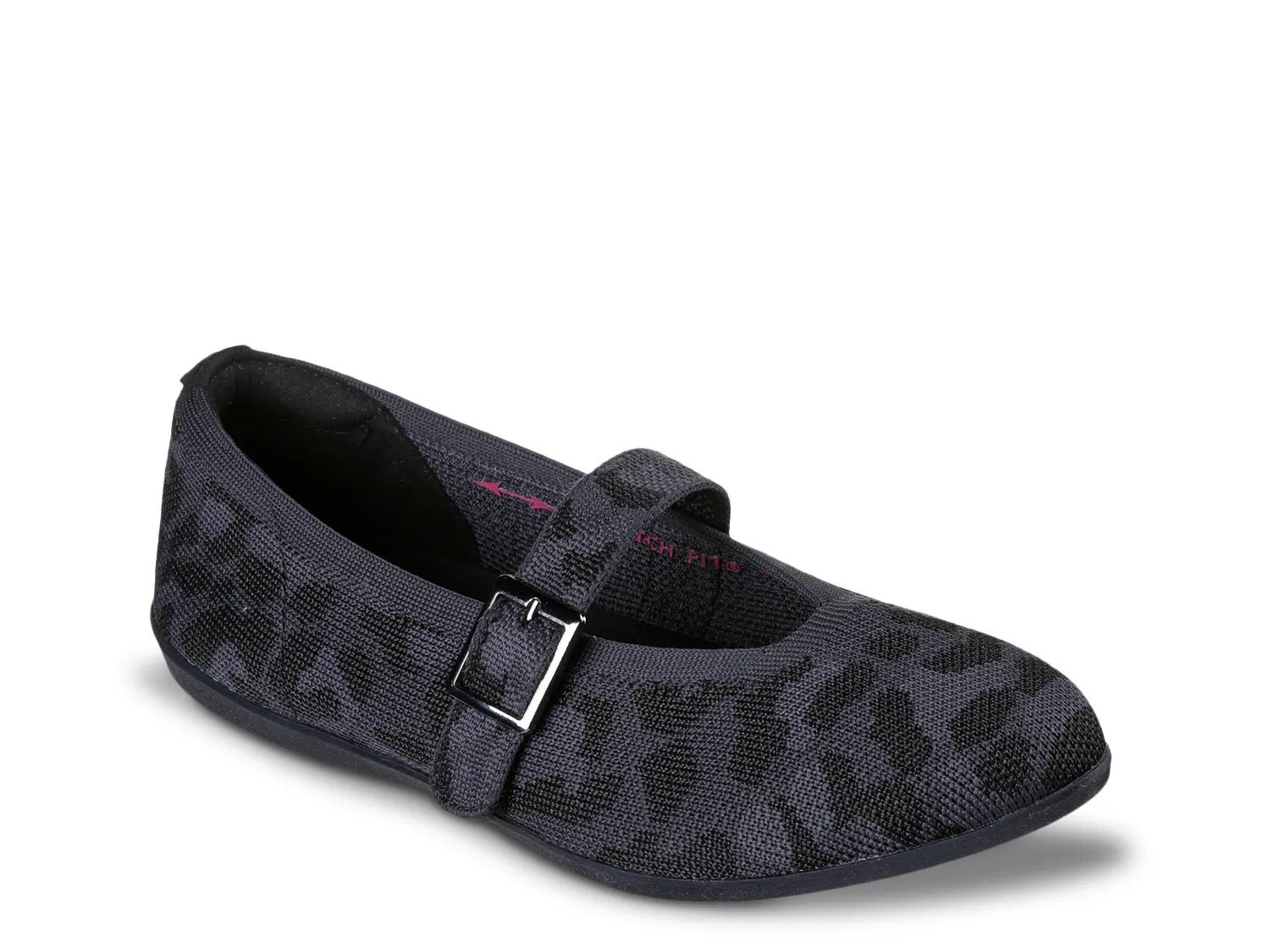 Балетки Skechers Cleo Walk Runway Hit Mary Jane Flat, Black/Grey Camo Print