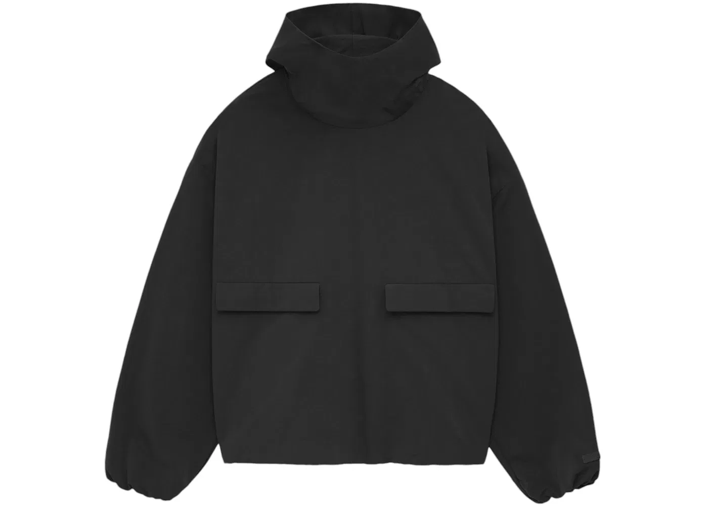 Мужская куртка-анорак из нейлона Fear of God Essentials Military Nylon Hooded Anorak, Black