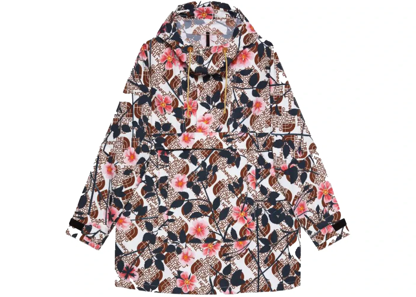Мужская ветровка Gucci x The North Face, Brown Multi