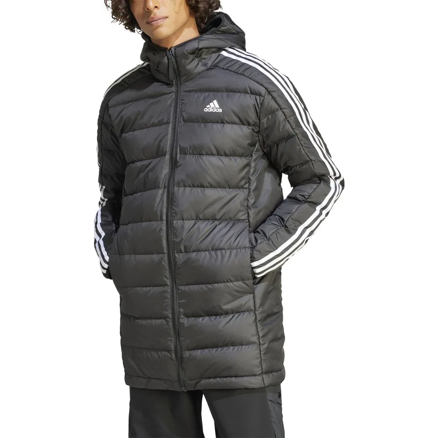 Мужская куртка adidas Ess 3s L D H Pa, Черный — фото 3