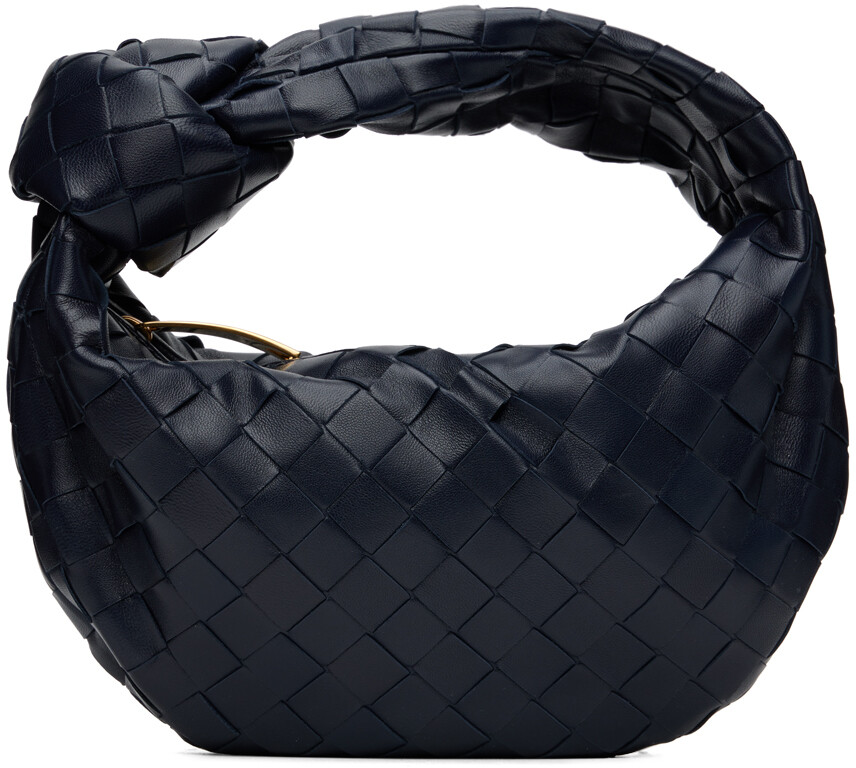 

Темно-синяя мини-сумка Jodie Bottega Veneta, Синий, Темно-синяя мини-сумка Jodie Bottega Veneta