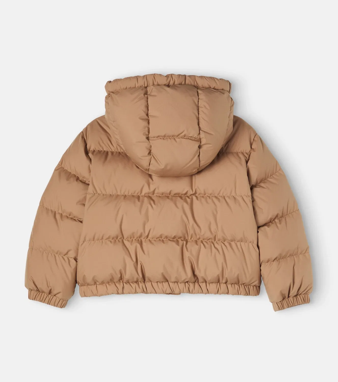 Легкая куртка с капюшоном Moncler Enfant, бежевый — фото 3