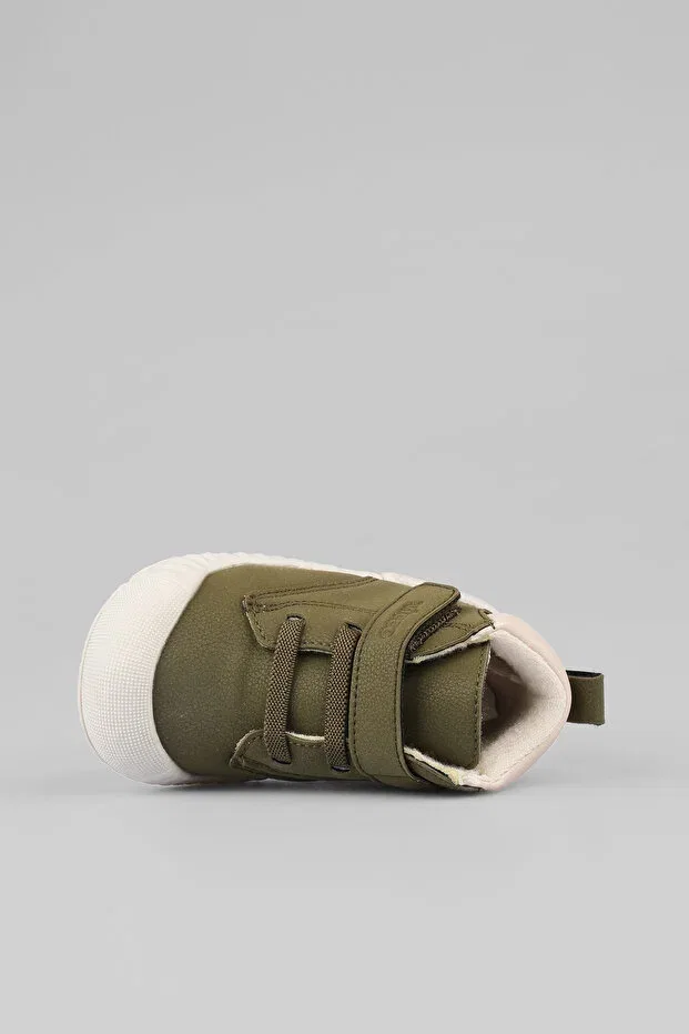 Детские ботинки на низком каблуке с ортопедической стелькой Vicco, Khaki — фото 4