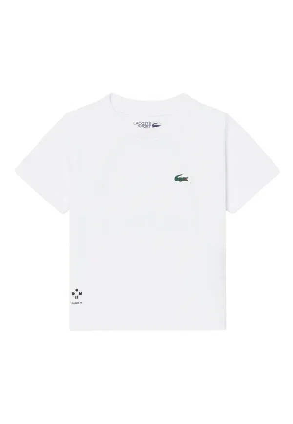 Футболка с принтом Mdvdev racket tee col w8l - print t-shirt Lacoste, белый — фото 3