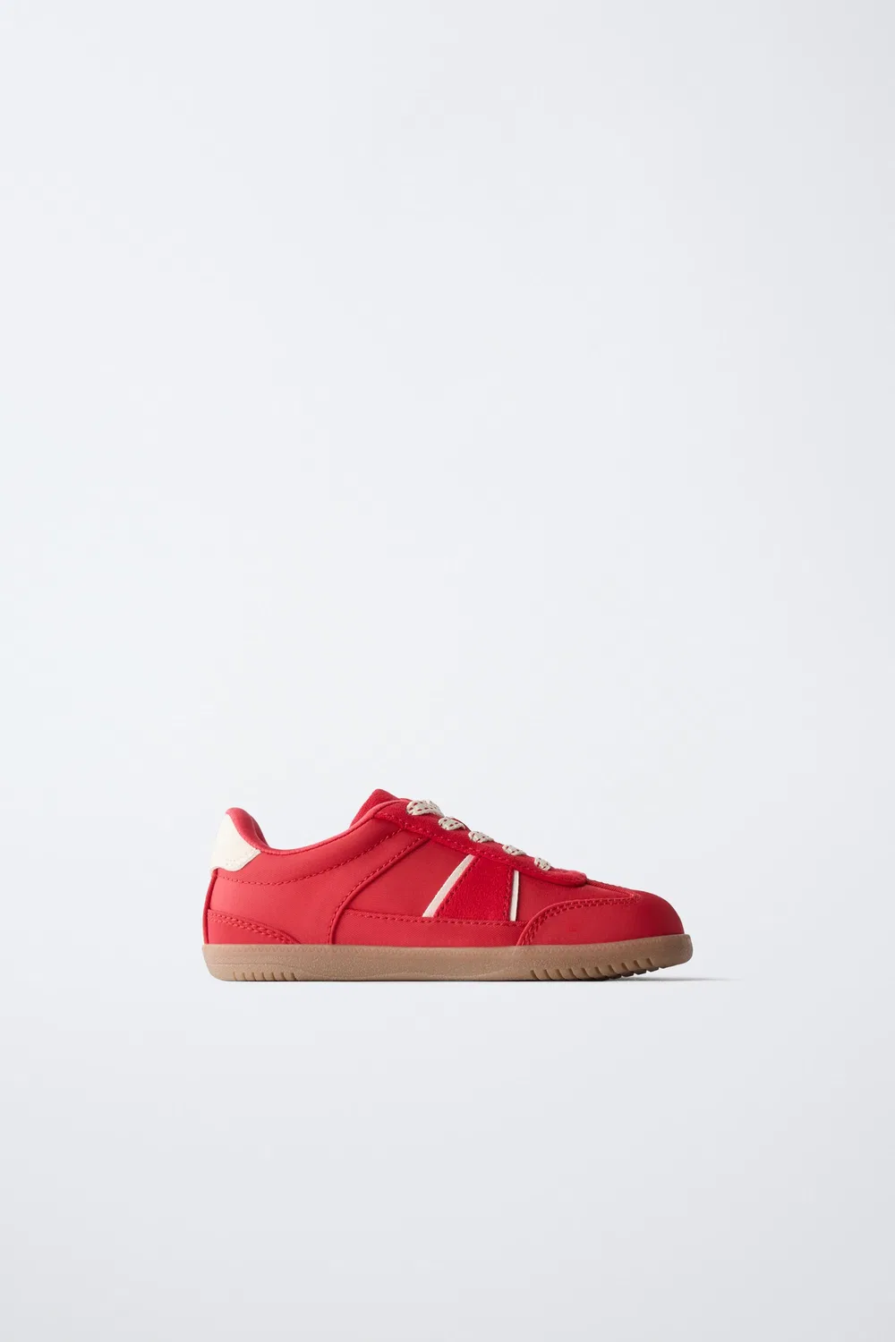 Кроссовки CONTRAST PLIMSOLLS ZARA, Red