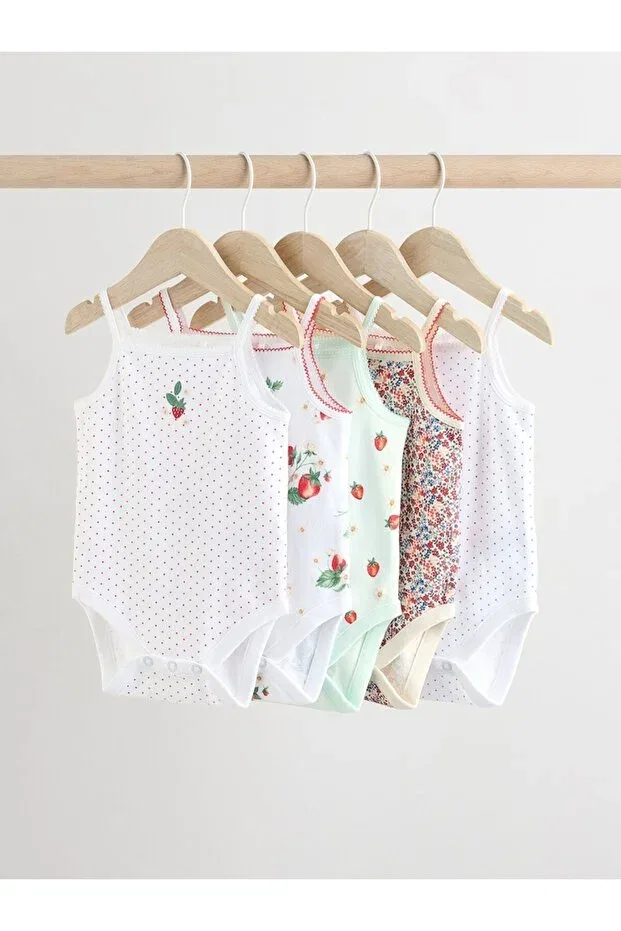 Детское боди-комплект из 5 предметов с рисунком Next Baby, Multicolor