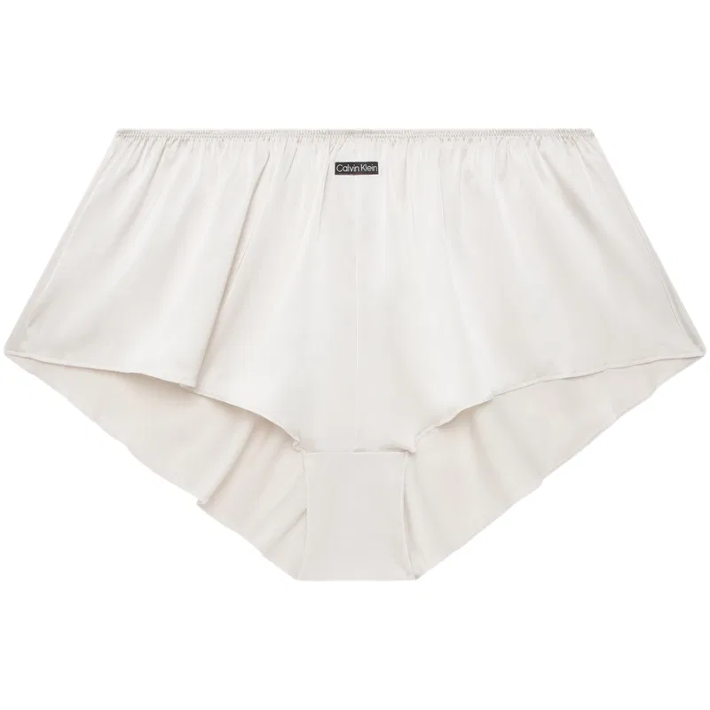 Женские трусы-слипы с леопардовым принтом Calvin Klein, Chalk White