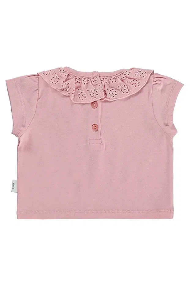 Детская футболка для девочек хлопковая Civil Baby, Pink — фото 2