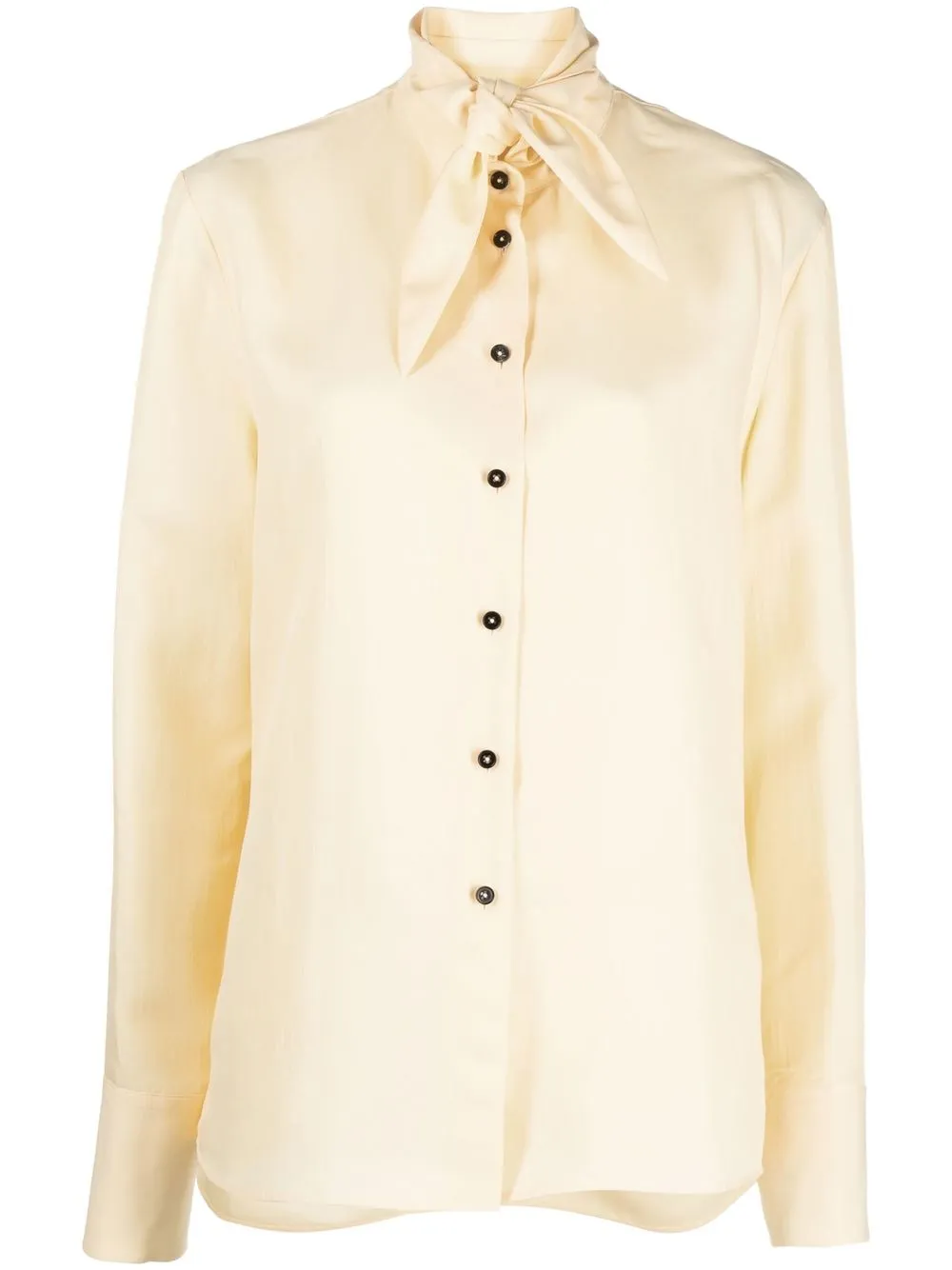 

Блузка с бантом JIL SANDER, желтый