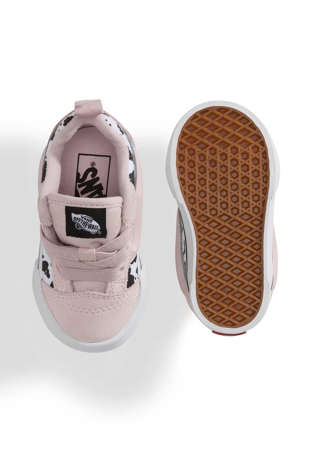 Обувь Knu skool на эластичных шнурках. Унисекс - детская обувь Vans, Light Pink — фото 4