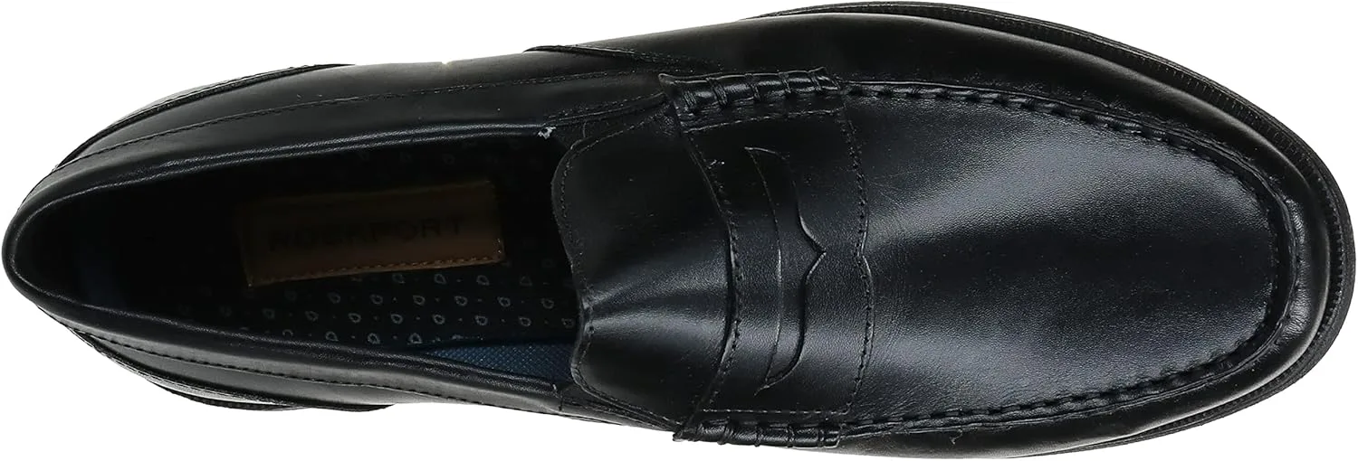 Мужские лоферы Rockport Preston с клапаном для монет, черный