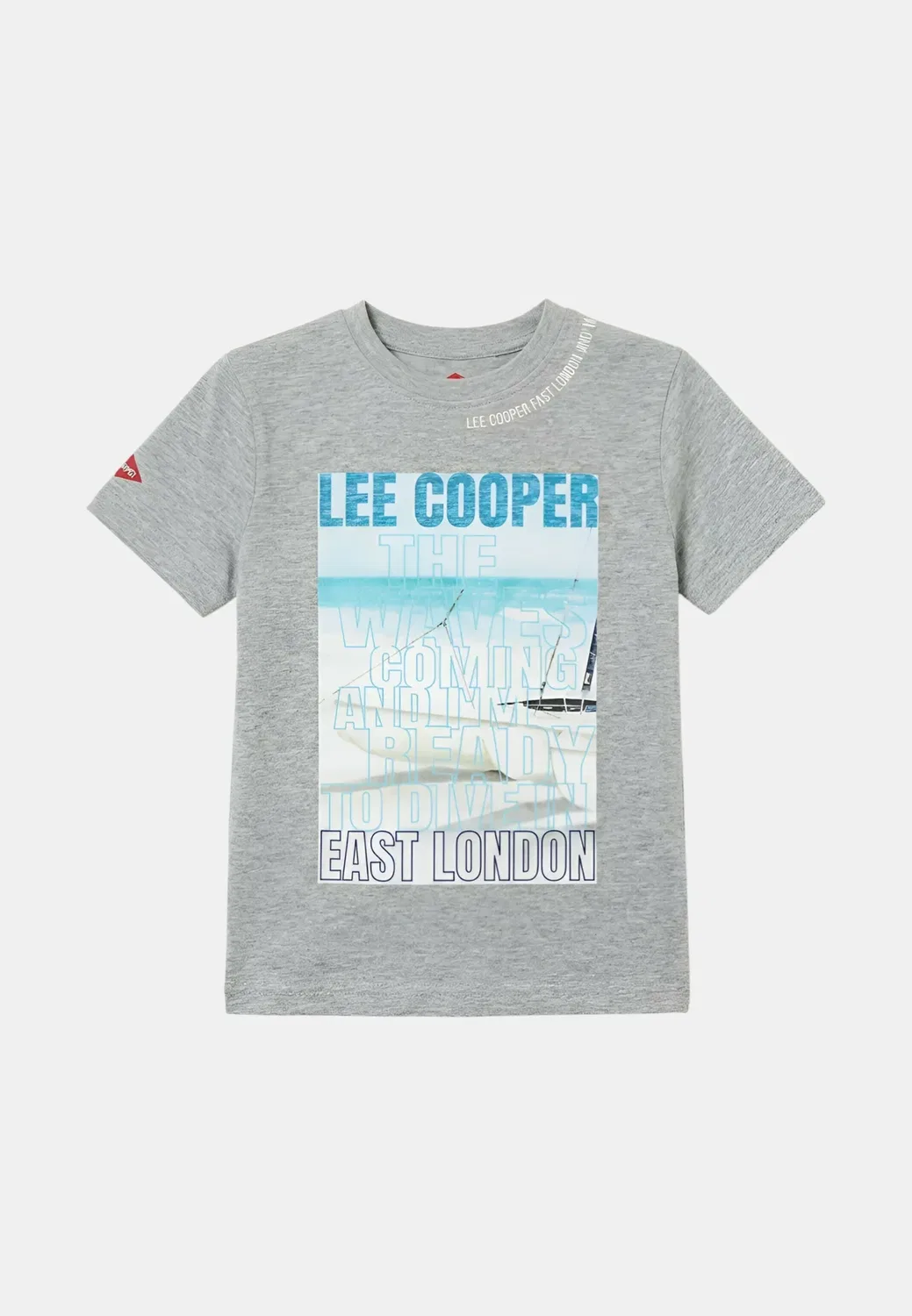 Imprimé - футболка с принтом Lee Cooper, Gris — фото 4