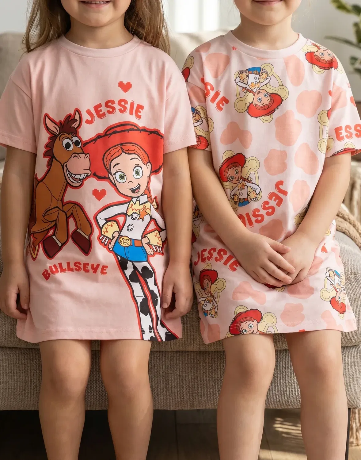 Детская ночная рубашка с коротким рукавом с принтом Disney, Pink — фото 2